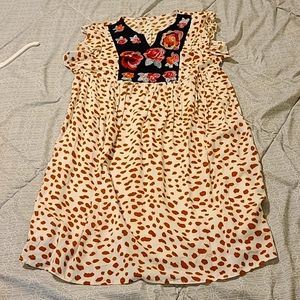 🔥Embroidered Boho Dress